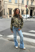 14+ cut off loose jeans tall - Bleu clair