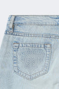14+ hip hug loose jeans tall - Super lt blue