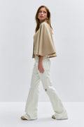 14+ hip hug loose jeans - Mid blue