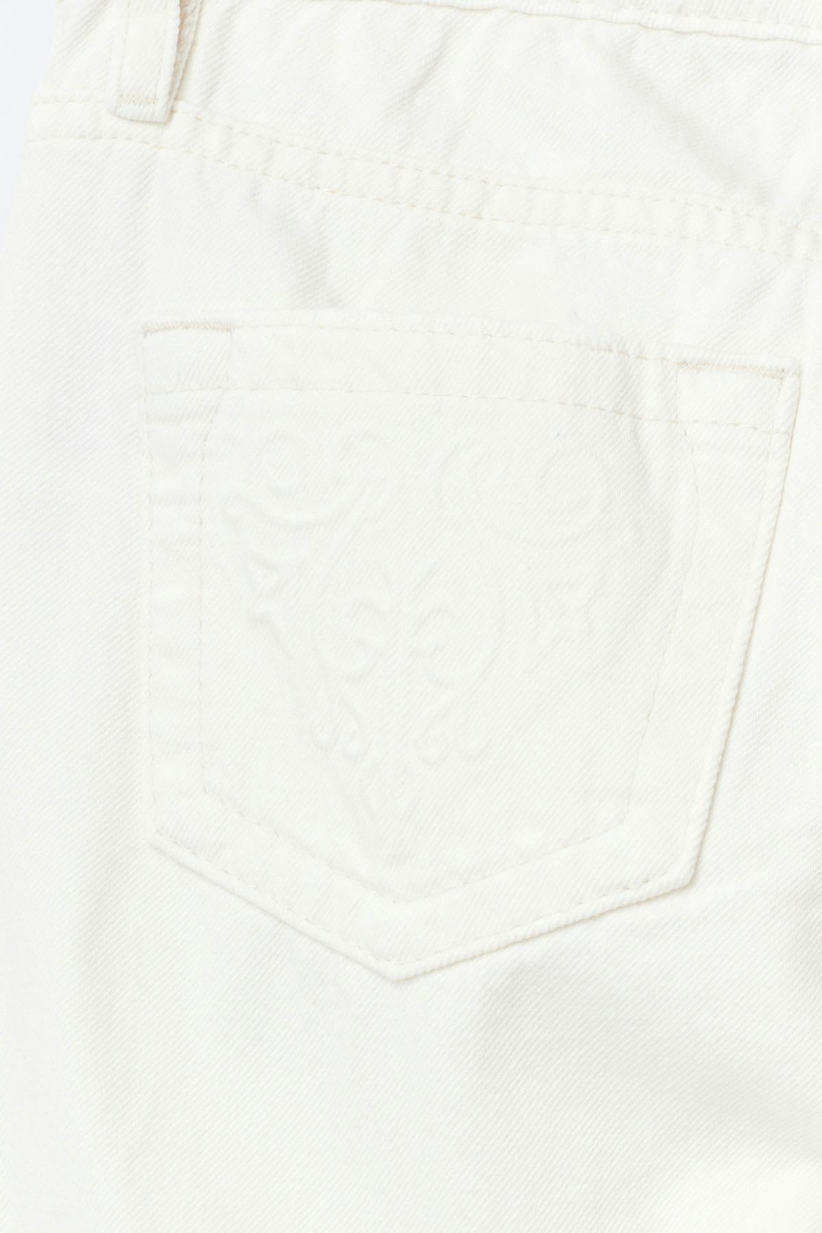 14+ hip hug loose jeans tall - Blanc