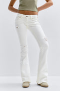 14+ low rise flare jeans - Blanc