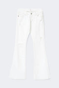 14+ low rise flare jeans - Blanc