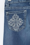 14+ the cross low jeans tall - Mid blue