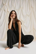 Balloon loungewear trousers - Noir