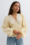 Balloon sleeve blouse - Rose