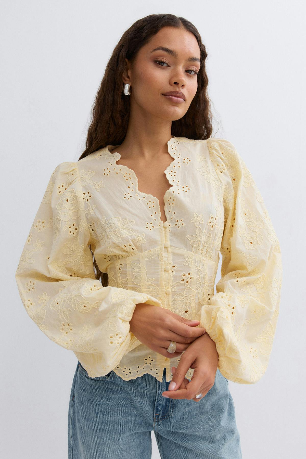 Balloon sleeve blouse - Rose