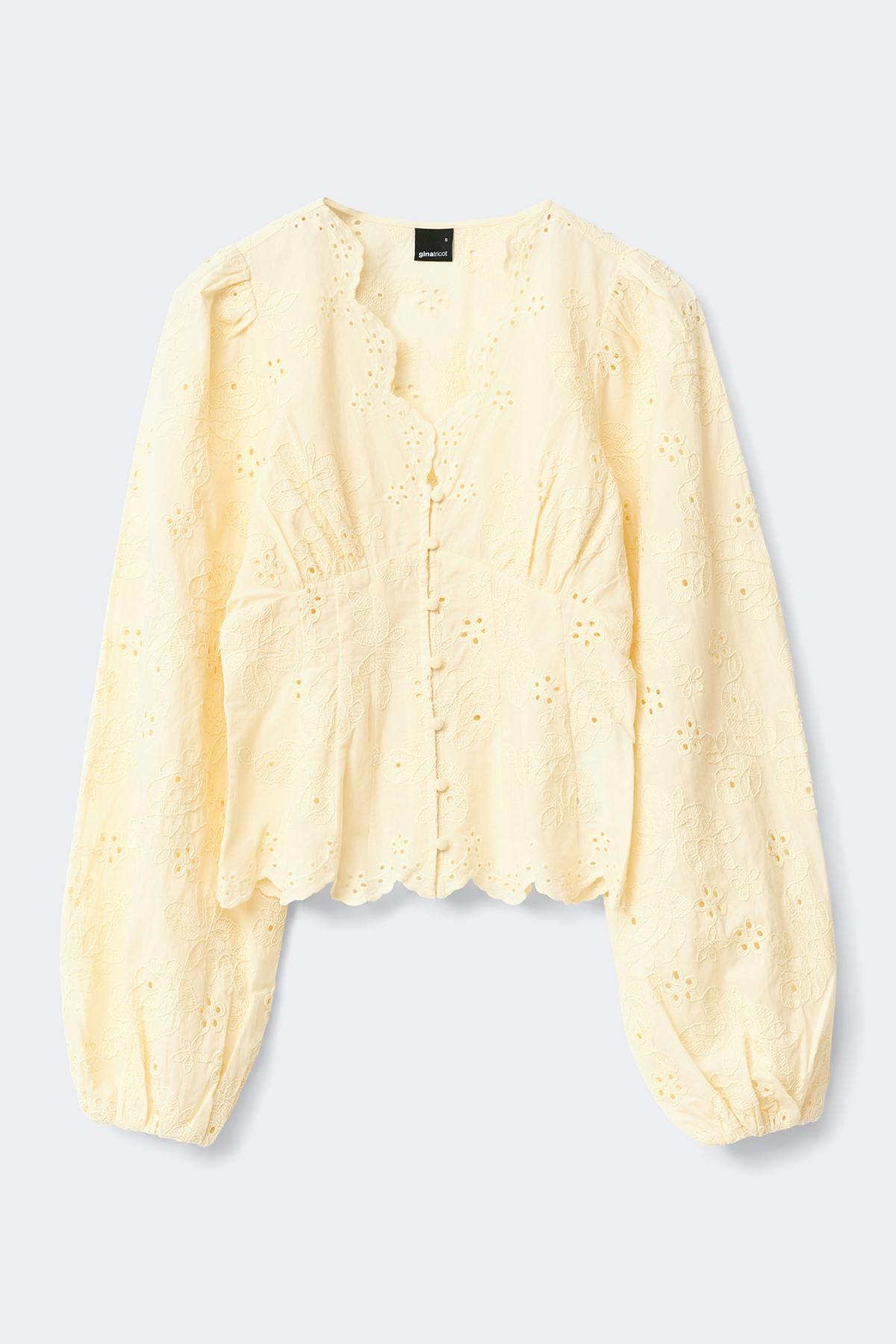Balloon sleeve blouse - Jaune