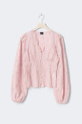 Balloon sleeve blouse - Rose