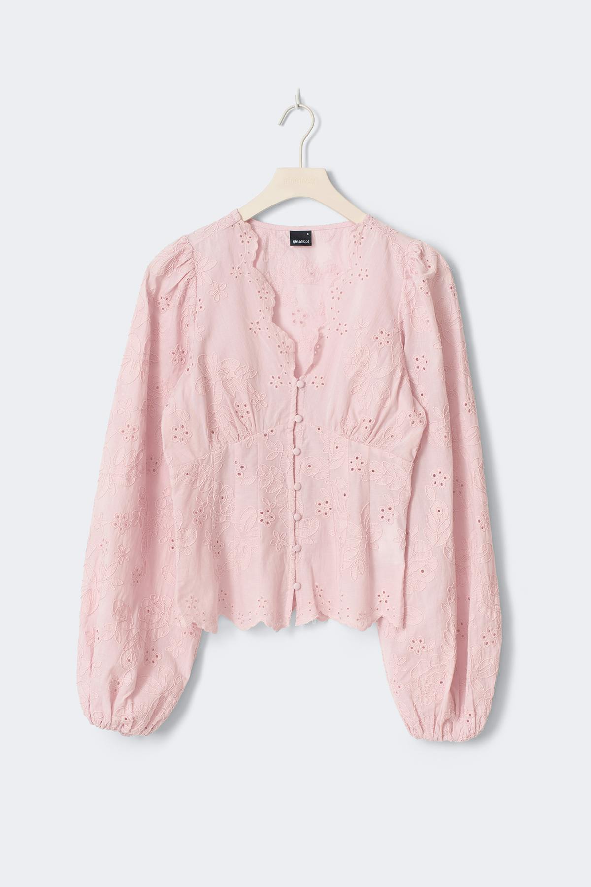 Balloon sleeve blouse - Rose