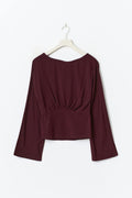 14+ fitted long sleeve top - Wine tasting
