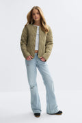 Y quilted jacket - Vert