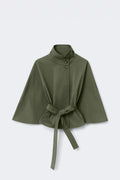 14+ belted trench cape