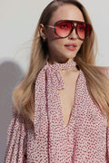 Bold aviator sunglasses