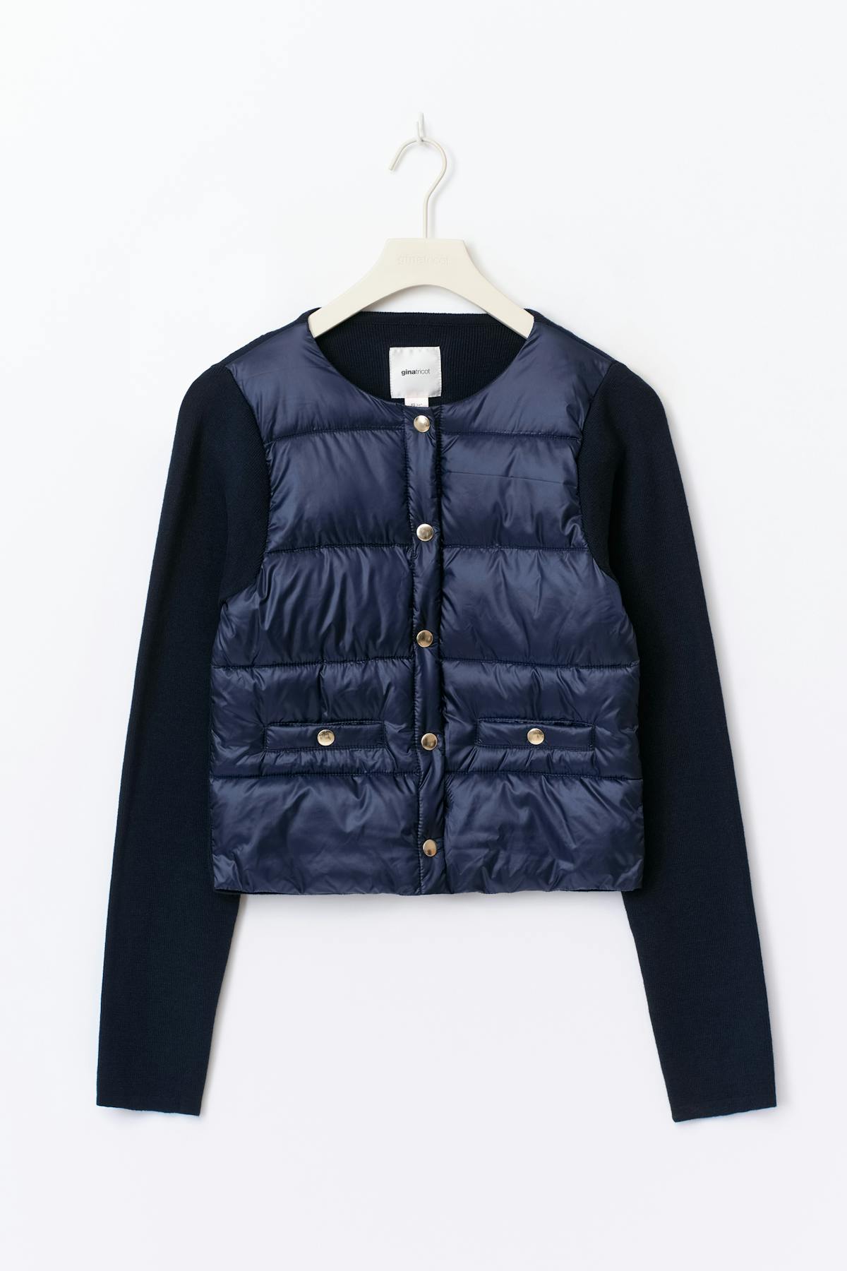 14+ padded rib jacket - Bleu marine