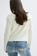 Y padded rib jacket - Creme