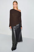 Draped textured top - Java