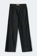 Wrap wide jeans - Rinse