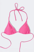 14+ azul triangle bikini top - Rose