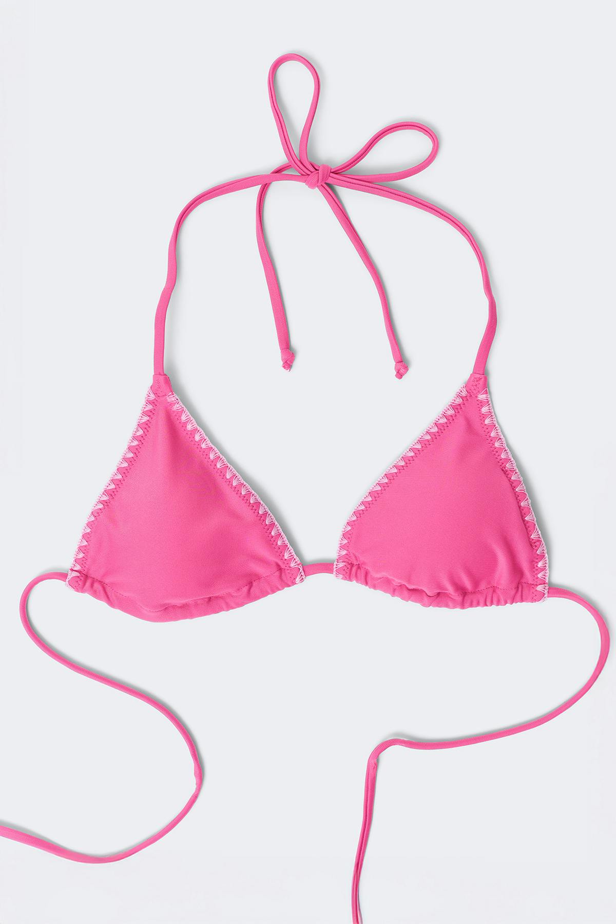 14+ azul triangle bikini top - Rose