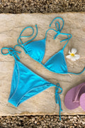 14+ azul cheeky bikini bottom - Bleu