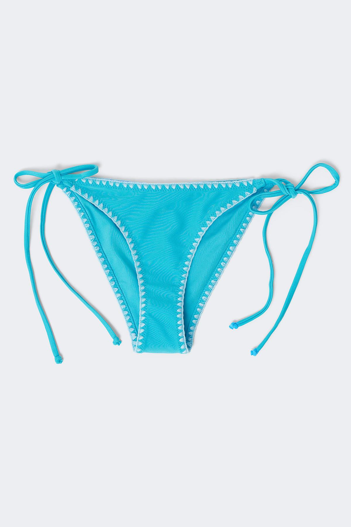 14+ azul cheeky bikini bottom - Bleu