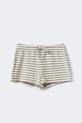 Drawstring shorts - Dusty blue stripe