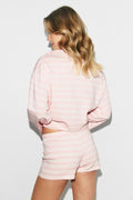 Drawstring shorts - Yellow stripe
