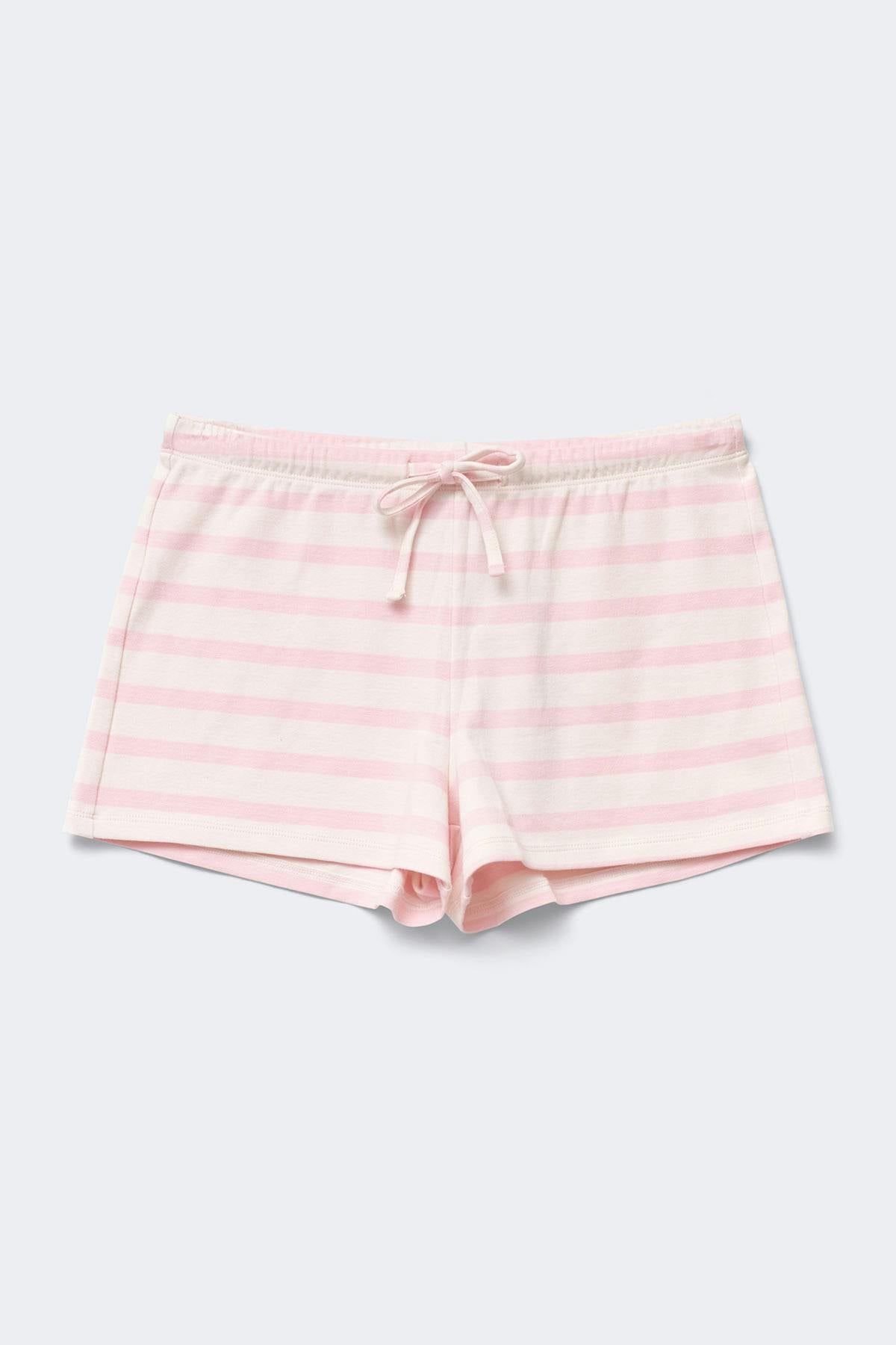 Drawstring shorts - Yellow stripe