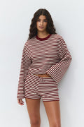 Drawstring shorts - Pomegranate