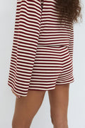 Drawstring shorts - Pomegranate