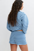 Drawstring shorts - Yellow stripe