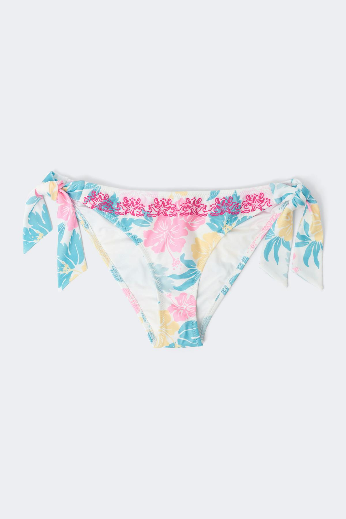 14+ paloma cheeky bikini bottom - Pink bahama blizz