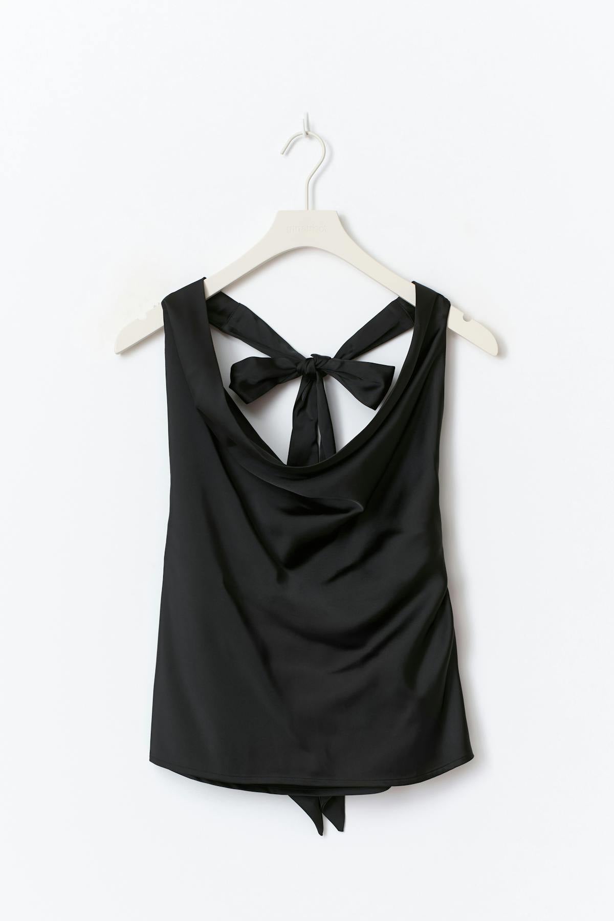 14+ halterneck top - Noir