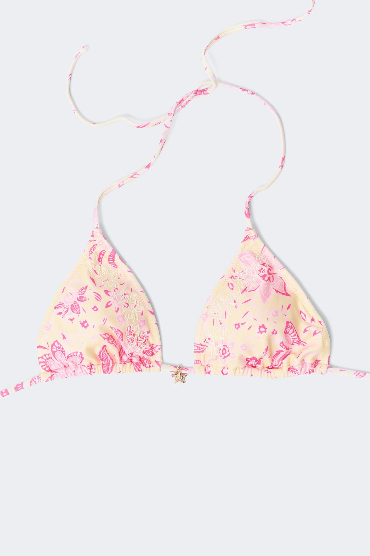 14+ coral triangle bikini top - Blue belize