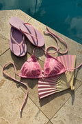 14+ coral triangle bikini top - Blue belize