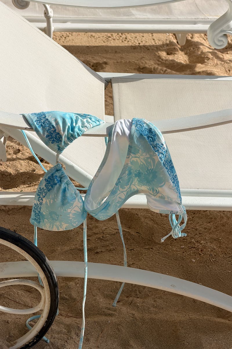 14+ coral triangle bikini top - Blue izla