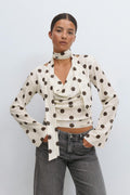 Drapy top - Creme