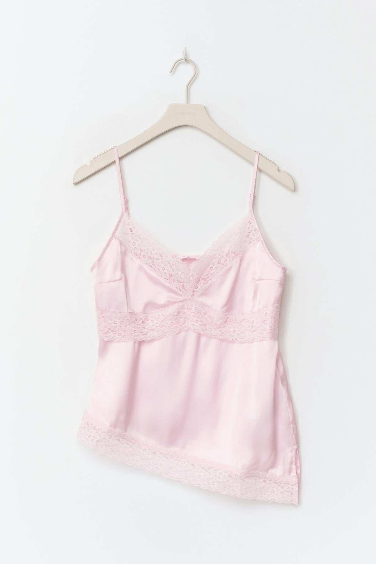 14+ lace insert singlet - Pale lilac