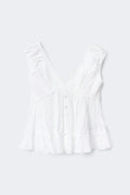 14+ sol blouse - Blanc