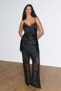 Lace trousers - Noir