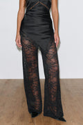 Lace trousers - Noir