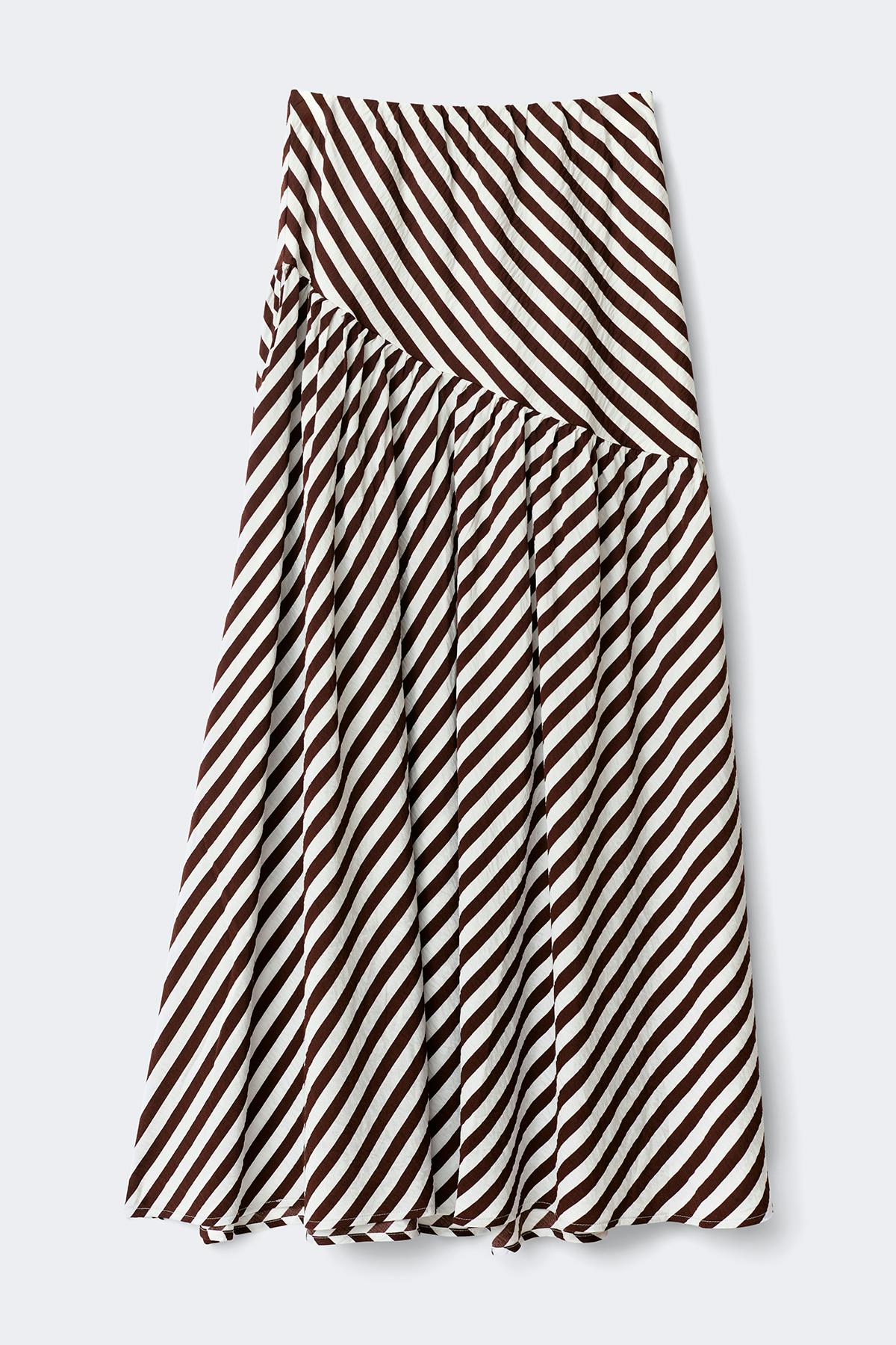 Dropped waist skirt - Blanc cassé