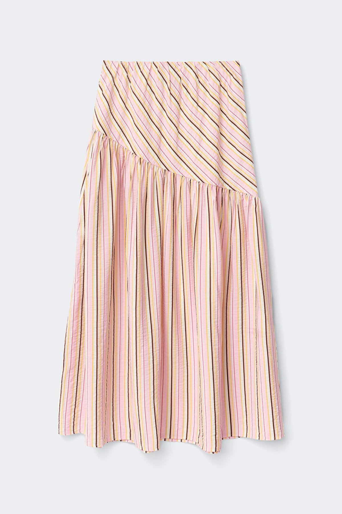 Dropped waist skirt - Rose