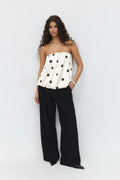 Bandeau top - Dot print