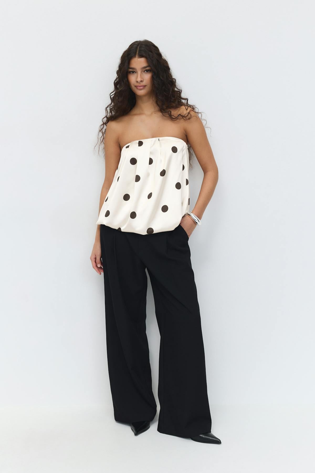 Bandeau top - Dot print