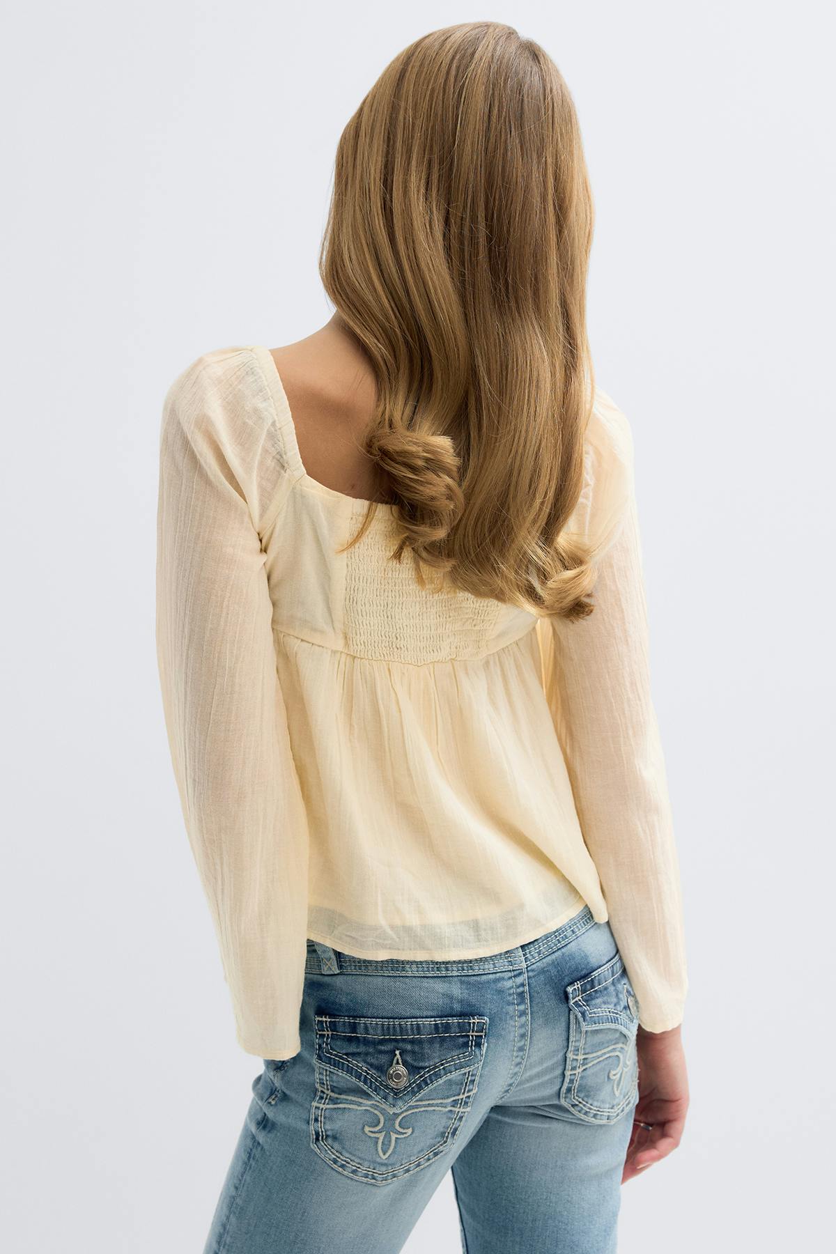 Y heart shape blouse - Afterglow