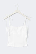 14+ tie singlet - Blanc