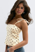14+ tie singlet - Yellow dot