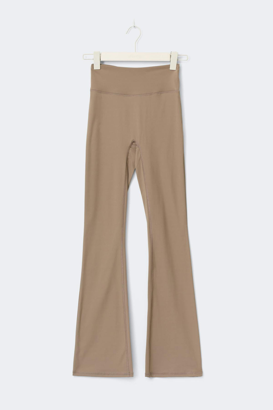 Tall ruched flare yoga tights - Dusty purple