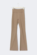 Tall ruched flare yoga tights - Dusty purple